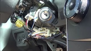 2007-2013 Toyota Corolla How to replace/remove ignition lock cylinder Γενικός διακόπτης ανάφλεξης