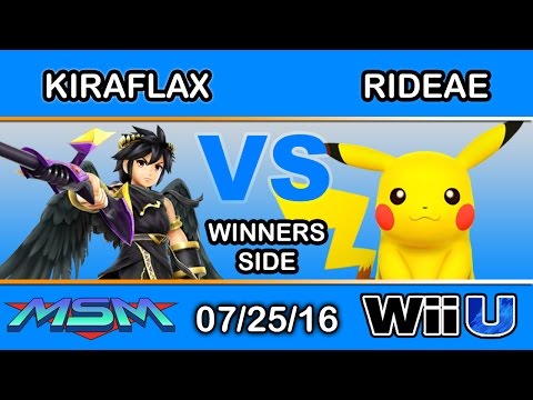 MSM 59 - Ronin | Kiraflax (Dark Pit) Vs. Shoq | Rideae (Pikachu) Winners Side - Smash Wii U
