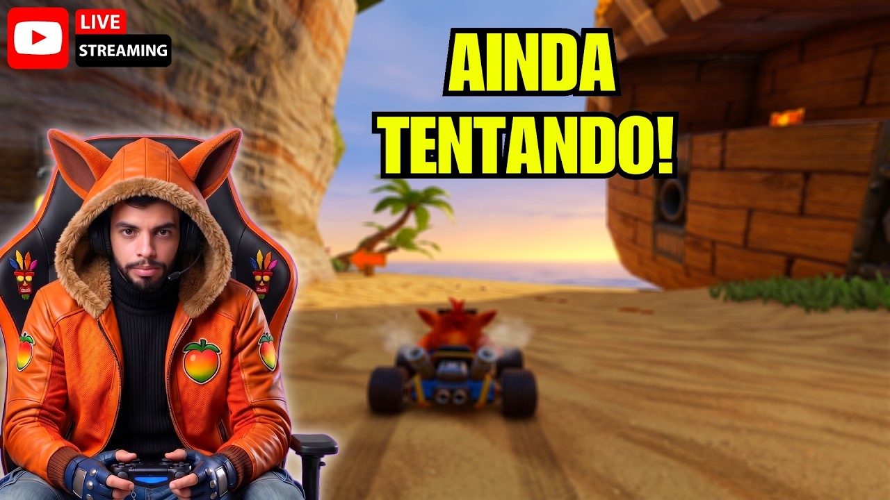 CRASH TEAM RACING: O DESAFIO IMPOSSÍVEL DAS RELÍQUIAS! 🏆 (LIVE)
