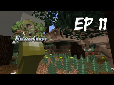 Unleashing Prehistoric Creatures in Minecraft JurassiCraft Ep 11: NETHER AND ESCAPED DINOSAUR!?!?!
