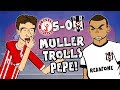 🤣MULLER TROLLS PEPE🤣 5-0! Bayern vs Besiktas (Champions League 2018 Parody Goals Highlights)