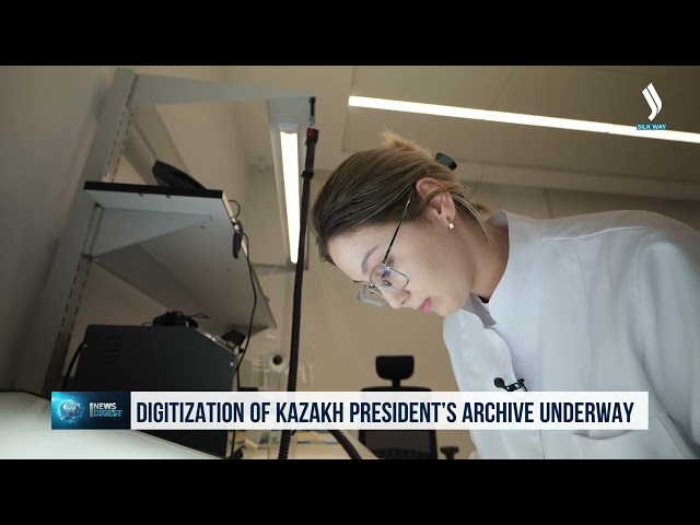 Kazakistan Cumhurbaşkanının arşivi elektronik formata çevriliyor