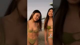 Caitlin Agustina 🇺🇸 TikTok Really Cute Bikini Duo! 🎀🎀🎀 #Shorts