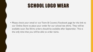 lower school orientation