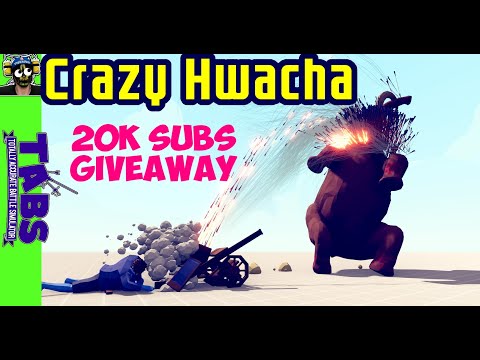 TABS - Crazy Hwacha vs Every Unit - ORIGINAL MODS Renaissance Update (20k subs Giveaway)