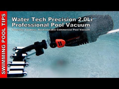 Water Tech Precision 2.0Li Professional Pool Vacuum Overview & Review