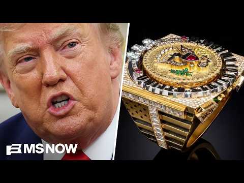 Diamond-encrusted ring becomes new symbol of Trump's corruption