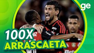 ARRASCAETA CHEGA A 100 GOLS PELO FLAMENGO EM VITÓRIA SOBRE O MADUREIRA | GLOBO ESPORTE | ge.globo