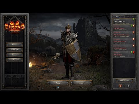 Necromancer "Rags to Riches" Pt 2 - Necro Start Solo Bnet Guided Playthrough - CE + Summon!