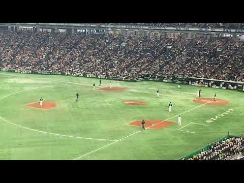 【野球/baseball】送りバント失敗と三振で精彩を欠く坂本勇人選手の応援歌と全打席動画in東京ドーム2023.9.17現地映像