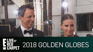Seth Meyers Talks Tone of the 2018 Golden Globes | E! Live from the Red Carpet