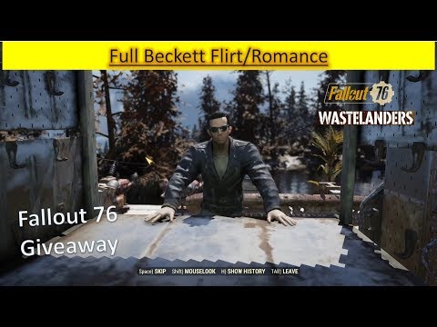 Fallout 76 Wastelanders DLC - Full Beckett Romance/Flirt | Fallout Romance is back