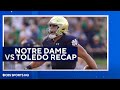 Notre Dame Escapes A Major Upset From Toledo | CBS Sports HQ