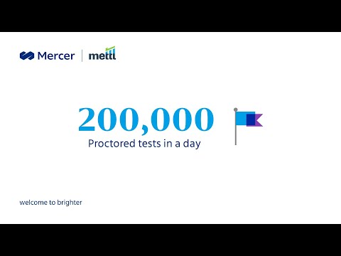 Mercer | Mettl Achieves a New Milestone of 200,000 Proctored Assessments in a Single Day!