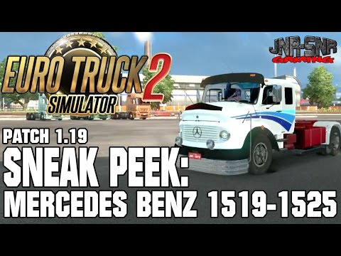 ETS 2 PATCH 1.19 | Mercedes Benz 1519-1525 | SNEAK PEEK