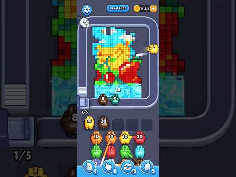 Pixel Flow Level 2555 Walkthrough