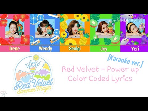 Red Velvet (레드벨벳) - Power Up [Karaoke ver.] Color Coded Lyrics [Offical Instrumental/Kpop]