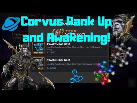4* Corvus Glaive Rank Up and Awakening! - Marvel Contest of Champions