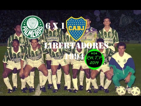 Palmeiras 6 x 1 Boca Juniors - Copa Libertadores 1994 - Gols