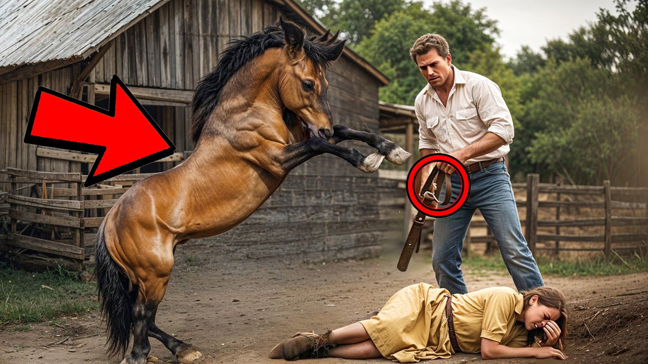 ELA FOI CHICOTEADA TODOS OS DIAS... ATÉ QUE SEU CAVALO FEZ ISSO! 🐎😱 VOCÊ NÃO VAI ACREDITAR NO FINAL!