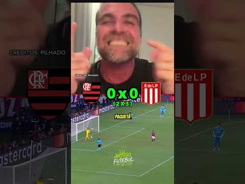 REAÇÃO DO PILHADO COM A ELIMINAÇÃO DO FLAMENGO CONTRA O ESTUDIANTES NA LIBERTADORES!