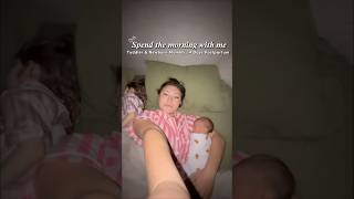 #momtok #vlog #newborn #morningroutine #toddlermom #spendthedaywithme #dayinmylife #postpartum