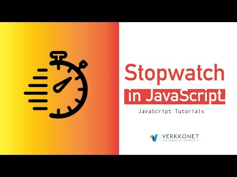 Stopwatch In Js Javascript Tutorials Web Development Tutorials