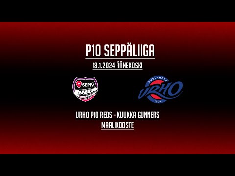 SeppäLiiga P10 Äänekoski 18.1.2024 Urho P10 Reds - Kuukka Gunners maalikooste