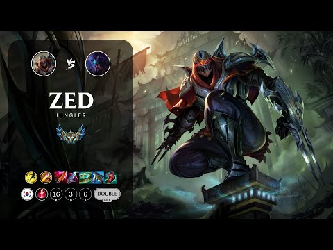 Zed Jungle vs Rek'Sai - KR Challenger Patch 14.6