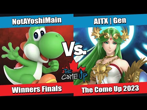 The Come Up 2023 Winners Finals - NotAYoshiMain (Yoshi) vs AITX | Gen (Palutena) - Ultimate Singles