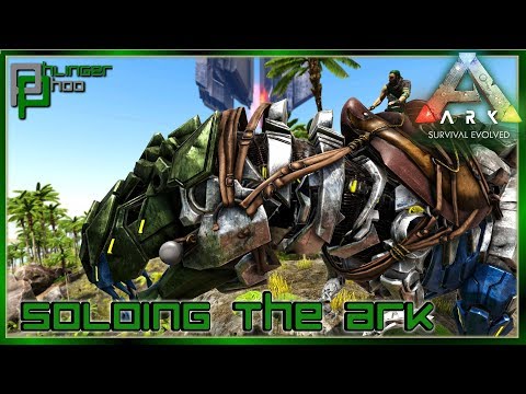 FINALLY A GOOD REX TAME! MAX LEVEL TEK REX! Soloing the Ark S5E46