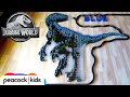 Blue MORE Dinosaurs In 25 000 Dominoes JURASSIC WORLD