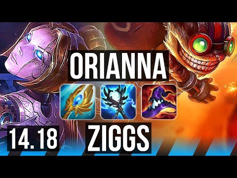 ORIANNA vs ZIGGS (MID) | Rank 3 Ori, 7k comeback, 67% winrate, 9/6/22 | EUW Challenger | 14.18