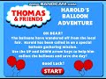 Harold S Balloon Adventure Thomas Friends Flash Game