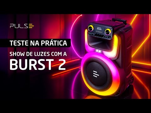 Video thumbnail of Caixa de Som Amplificada Pulse Burst 2 750W RMS