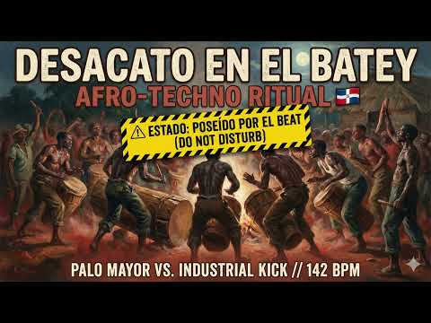 Afro-Techno Ritual 🇩🇴 Hard Trance Drums | "Desacato en el Batey" [Palo-Techno Fusion]