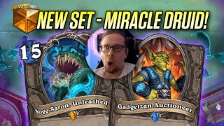 Getting High Legend with Miracle Druid in the NEW MINISET! | Savjz HS