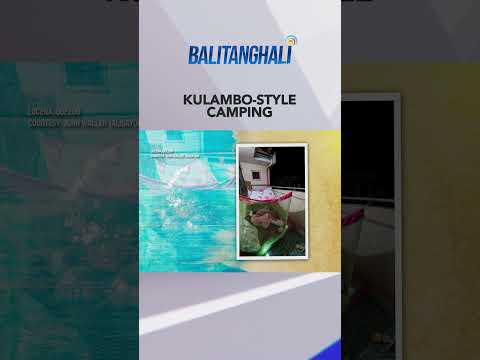 Ang TRENDING kulambo-style camping ng isang pamilya. #shorts Balitanghali