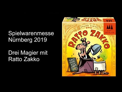 Spielwarenmesse 2019 Nürnberg - Drei Magier mit Ratto Zakko - Die Brettspieltester