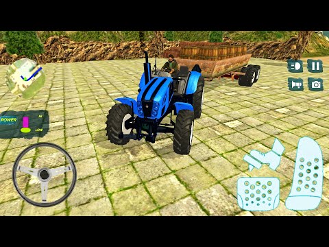 Cargo Tractor Trolley Simulator Farming Game 2019 | Android GamePlay