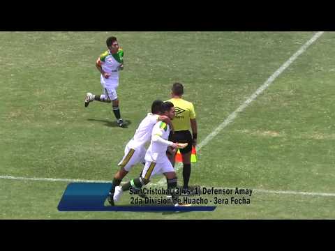 SAN CRISTÓBAL COMEGATOS (3) vs (1) DEFENSOR AMAY - 2DA DE HUACHO - 3ERA FECHA/2017.