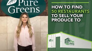 How to Find 50 Restaurants To Sell Your Produce To In Less Than One Hour!