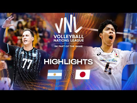 Argentina 🇦🇷 vs. Japan 🇯🇵 - Highlights | Week 3 | Men's VNL 2025