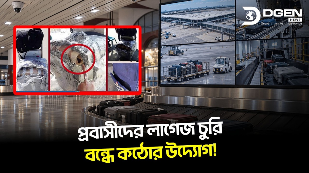 লাগেজ চুরি বন্ধে এবার LIVE-CCTV!