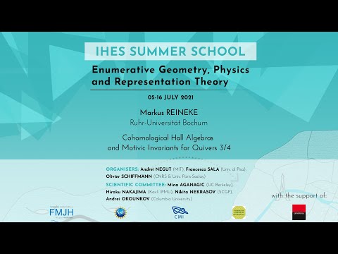 Markus Reineke - Cohomological Hall Algebras and Motivic Invariants for Quivers 3/4