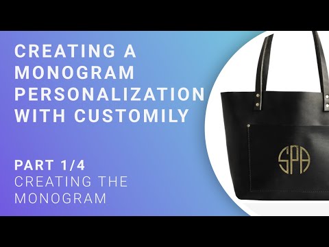 , title : 'Personalized Monogram Tutorial - Part 1/4 - Creating the monogram'