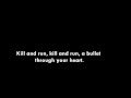 Sia Furler - Kill and Run Lyrics (The Great Gatsby ...