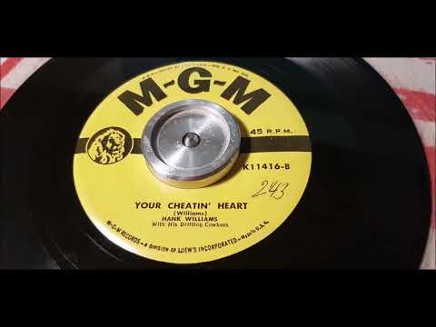 Hank Williams - Your Cheatin' Heart - 1953 Hillbilly - MGM K11416