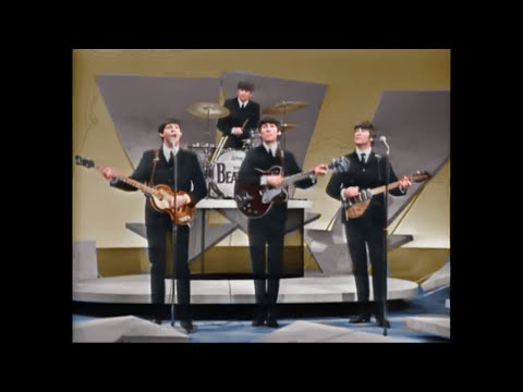 Beatles Till There Was You Ed Sullivan Show Colorized