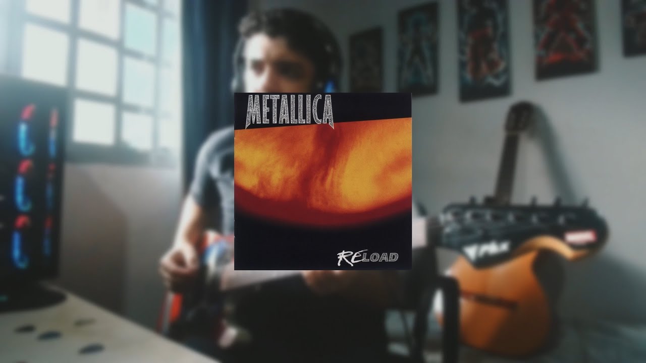 Metallica - Reload (FULL ALBUM RHYTHM GUITAR COVER - ONE TAKE)